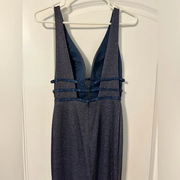 Mac Duggal Purple Long Prom Dress - Picture 5 of 7